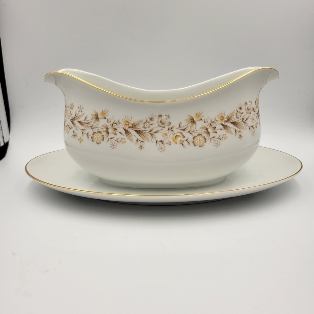 EKCO Prudence ELEGANTE 373 Gravy Boat & Underplate